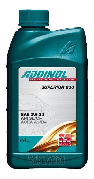 Купить ADDINOL 4014766072672 Моторное масло Addinol Superior 0W-30 1л