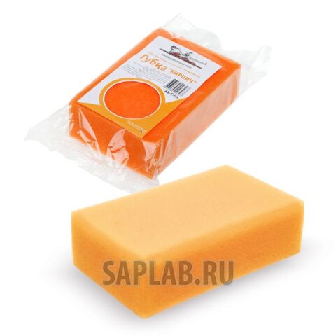 Купить AIRLINE ABT05 Губка оранжевая поролоновая Кирпич AIRLINE