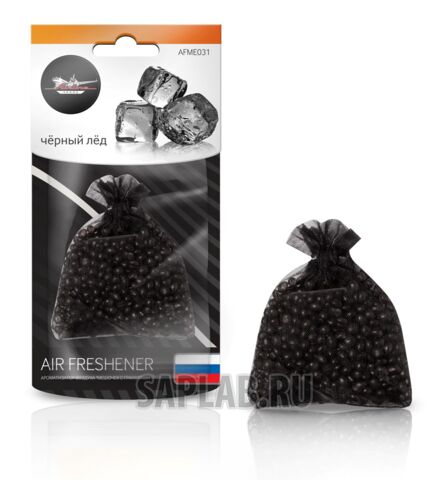 Купить AIRLINE AFME031 Ароматизатор подвесной Мешочек с гранулами черный лед