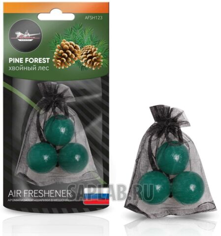 Купить AIRLINE AFSH123 Ароматизатор Шарики в мешочке хвойный лес