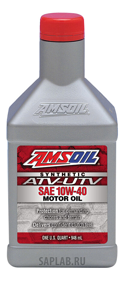 Купить AMSOIL AUV40QT Моторное масло Amsoil ATVUTV 10W-40 0,946л