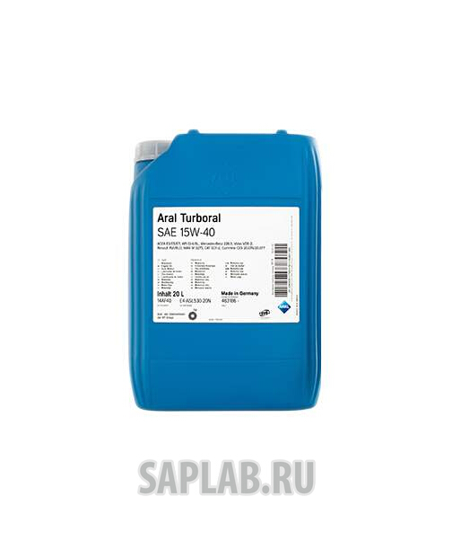 Купить ARAL 11281 Моторное масло Aral Turboral 15W-40 20л