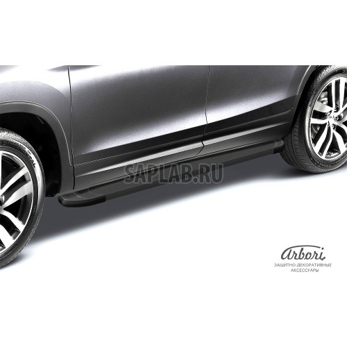 Купить ARBORI AFZDAALTR41501 Комплект защиты штатных порогов алюминиевый профиль Arbori