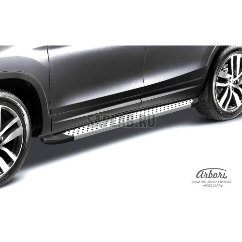 Купить ARBORI AFZDAALTVEN05 Комплект защиты штатных порогов алюминиевый профиль Arbori