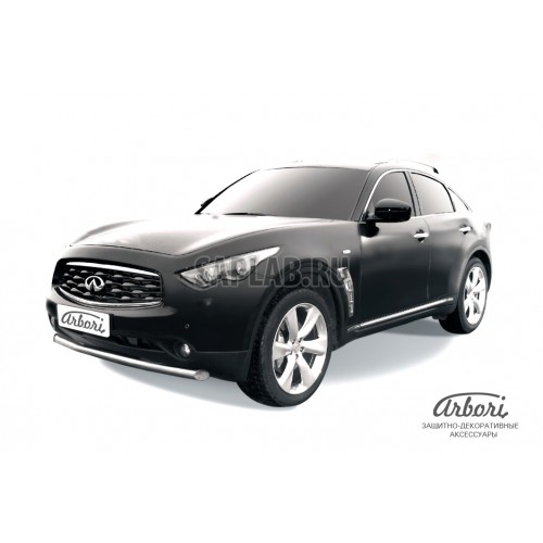 Купить ARBORI AFZDAINFX04 Защита переднего бампера Arbori d76 INFINITI FX-35/FX-50 2008-