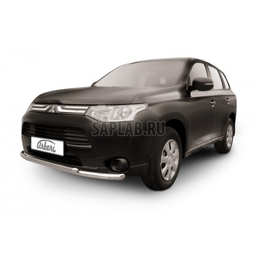 Купить ARBORI AFZDAMOUT1402 Защита переднего бампера Arbori d57+d42 двойная MITSUBISHI OUTLANDER 2014-