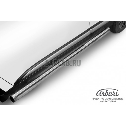 Купить ARBORI AFZDAMOUT1506 Защита штатных порогов Arbori d76 труба MITSUBISHI Outlander 2015-