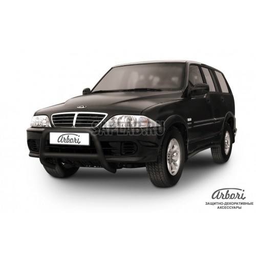 Купить ARBORI AFZDATARP04B Защита передняя Arbori d57 низкая черная ТАГАЗ ROAD PARTNER 2008-