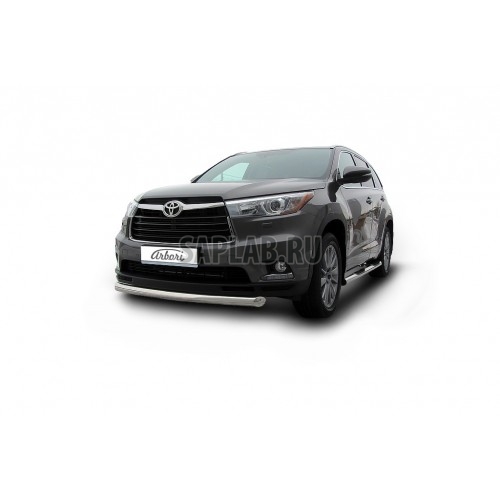Купить ARBORI AFZDATHI1401 Защита переднего бампера Arbori d76 радиусная TOYOTA HIGHLANDER 2014-