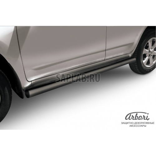 Купить ARBORI AFZDATR41013B Защита штатных порогов Arbori d76 труба черная TOYOTA RAV-4 2010-2012