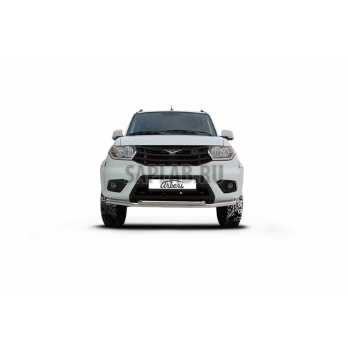 Купить ARBORI AFZDAUP1403 Защита переднего бампера Arbori d57+d57 двойная UAZ PATRIOT 2014-