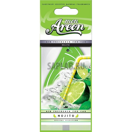 Купить AREON 704043312 Ароматизатор воздуха подвесной AREON бумажный MON AREON (MOJITO)