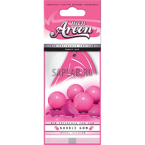 Купить AREON 704043320 Ароматизатор воздуха подвесной AREON бумажный MON AREON (BUBBLE GAM)