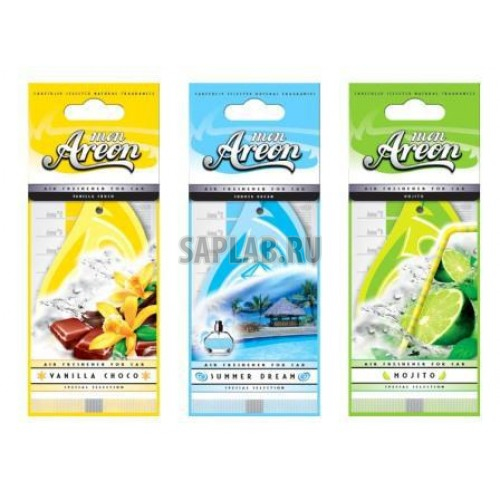 Купить AREON 704065 Ароматизатор воздуха подвесной AREON бумажный MON AREON XXL(парус) лист 60 шт.