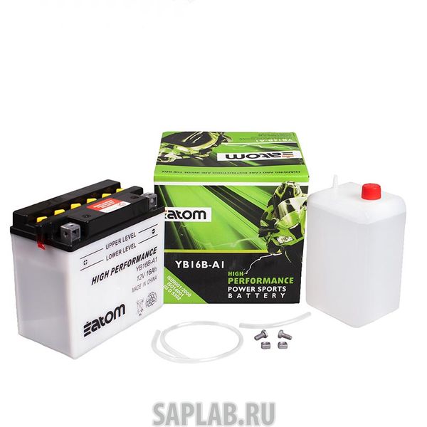 Купить ATOM 2102054 Мото аккумулятор ATOM  YB16B-A1 HIGH PERFORMANCE