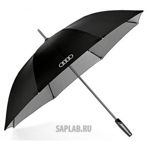 Купить Audi 3121500100 Зонт-трость Audi Stick Umbrella, big, black/titan, артикул 3121500100