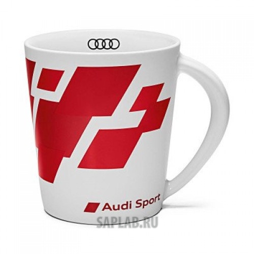 Купить Audi 3291600400 Фарфоровая кружка Audi Sport Porcelain Mug, White/Red, артикул 3291600400