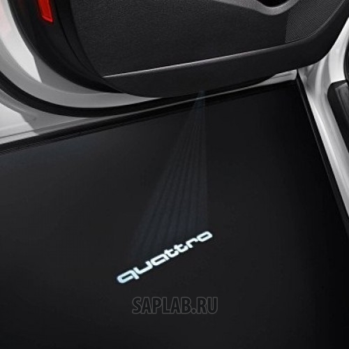 Купить Audi 4G0052133H Светодиодная подсветка порогов, надпись quattro Audi LED design for entry area, set of two, standart