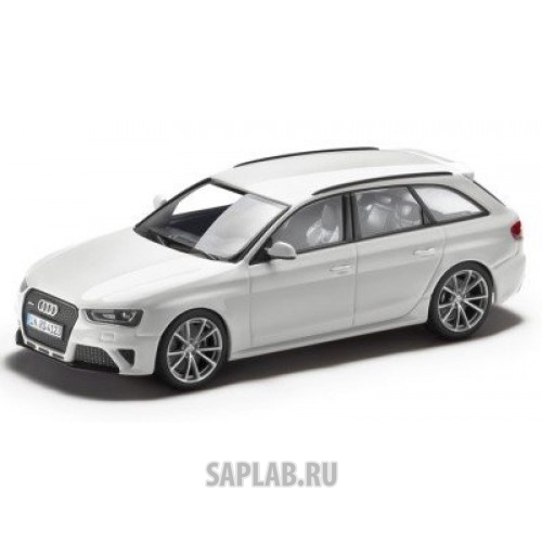 Купить Audi 5011214213 Модель Audi RS 4 Avant, Ibis white, 2013, Scale 1 43