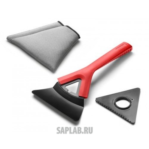 Купить Audi 80A096010E Скребок и микролопатка с рукояткой Audi Ice Scraper and Shovel, Multi-functional, Red/Black