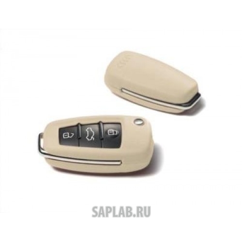 Купить Audi 8X00712082Y4 Кожаный футляр для ключа Audi Leather key cover, Magnolia white, артикул 8X00712082Y4