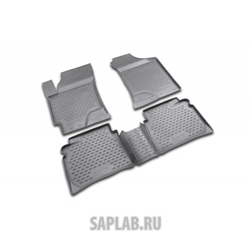 Купить AUTOFAMILY NLC2021211 Коврики в салон HYUNDAI Elantra, 2007-2010, 4 шт. (полиуретан, серые)