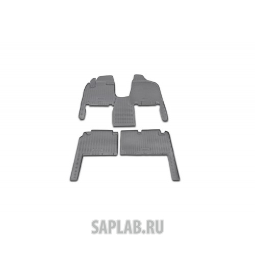 Купить AUTOFAMILY NLC2516210 Коврики в салон KIA Carnival АКПП 2006->, 4 шт. (полиуретан)