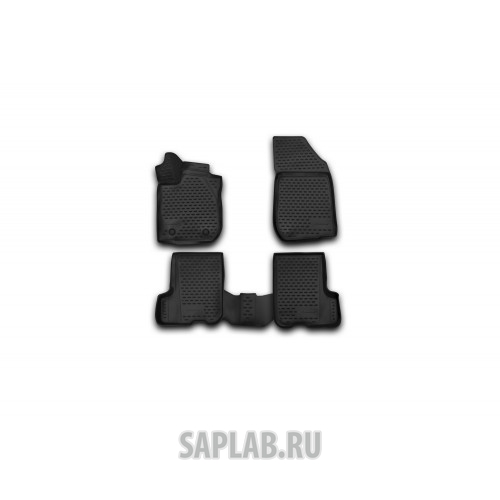 Купить AUTOFAMILY NLC3D4132210K Коврики 3D в салон RENAULT Sandero/Sandero Stepway, 2014->, 4 шт. (полиуретан)