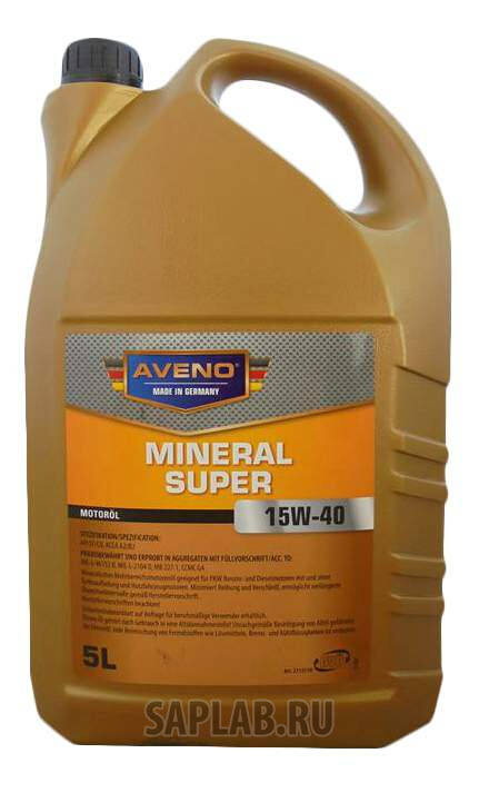 Купить AVENO 3011003005 Моторное масло Aveno Mineral Super 15W-40 5л