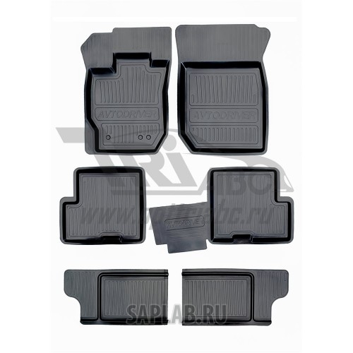 Купить AVTODRIVER ADRJET005 Коврики салона резиновые с бортиком для ВАЗ Ларгус (2012-)