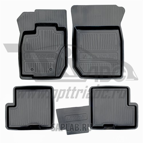 Купить AVTODRIVER ADRJET022 Коврики салона резиновые с бортиком для Renault Duster полный привод (2011-2015)
