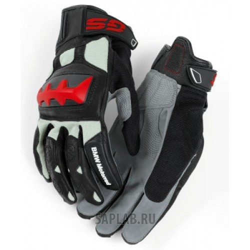 Купить BMW 76218395240 Мотоперчатки BMW Motorrad Rallye Glove, Unisex, Black/Red