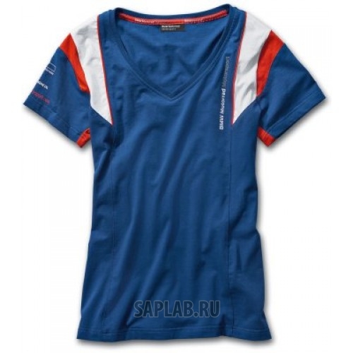 Купить BMW 76628560944 Женская футболка BMW Motorrad Motorsport T-Shirt, Ladies, Blue, артикул 76628560944