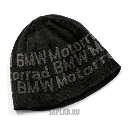 Купить BMW 76898352873 Вязаная шапка BMW Motorrad Knitted Beanie Logo, Black