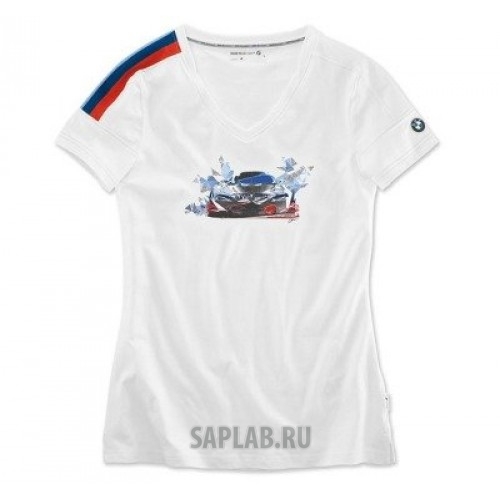 Купить BMW 80142446391 Женская футболка BMW Motorsport Motion T-Shirt, Ladies, White