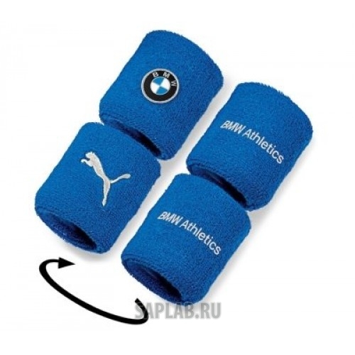Купить BMW 80232231779 Напульсник BMW Wristband Blue, артикул 80232231779