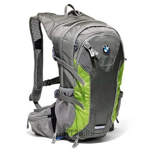 Купить BMW 80922298995 Велосипедный рюкзак BMW Bike Rucksack Grey/Green, артикул 80922298995