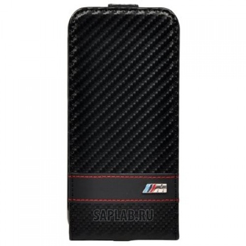 Купить BMW J5200000079 Чехол для смартфона BMW iPhone 6 M-Collection Flip Carbon Effect Black, артикул J5200000079