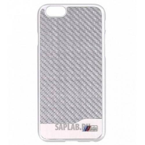 Купить BMW J5200000091 Крышка-чехол BMW для iPhone 6 M-Collection Carbon & Aluminium Finish, Silver