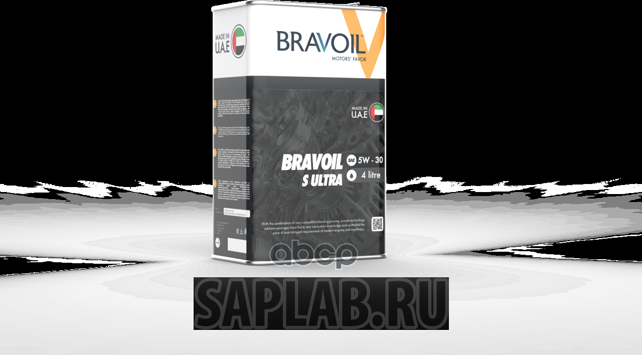 Купить BRAVOIL 62423 Моторное масло Вravoil S Ultra 5W-30 4л