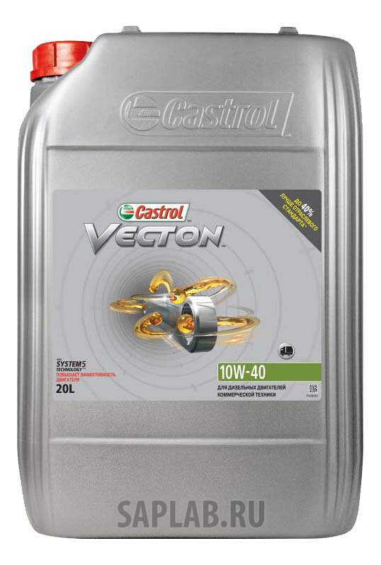 Купить CASTROL 15723F Моторное масло Castrol Vecton 10W-40 20л