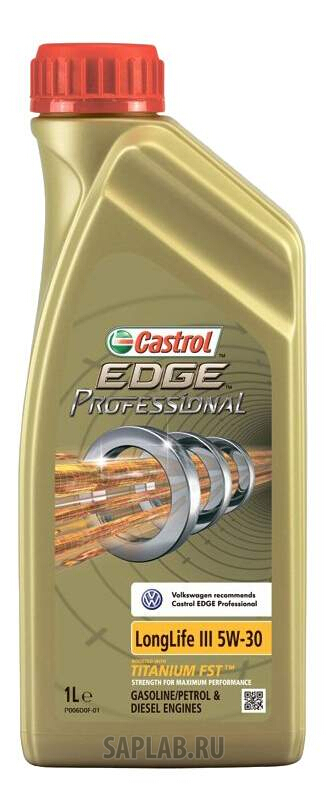 Купить CASTROL 157AD6 Моторное масло Castrol Edge Professional VW LongLife III 5W-30 1л