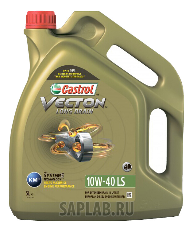 Купить CASTROL 157AEF Моторное масло Castrol Vecton Long Drain 10W-40 5л