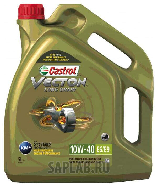 Купить CASTROL 157AF2 Моторное масло Castrol Vecton Long Drain 10W-40 5л
