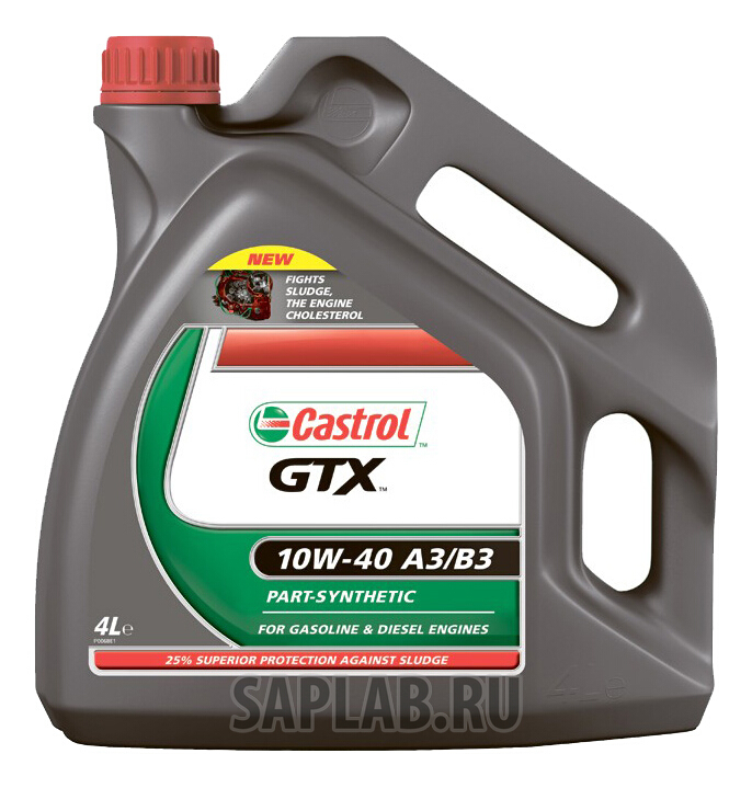 Купить CASTROL 1586FD Моторное масло Castrol GTX 10W-40 4л