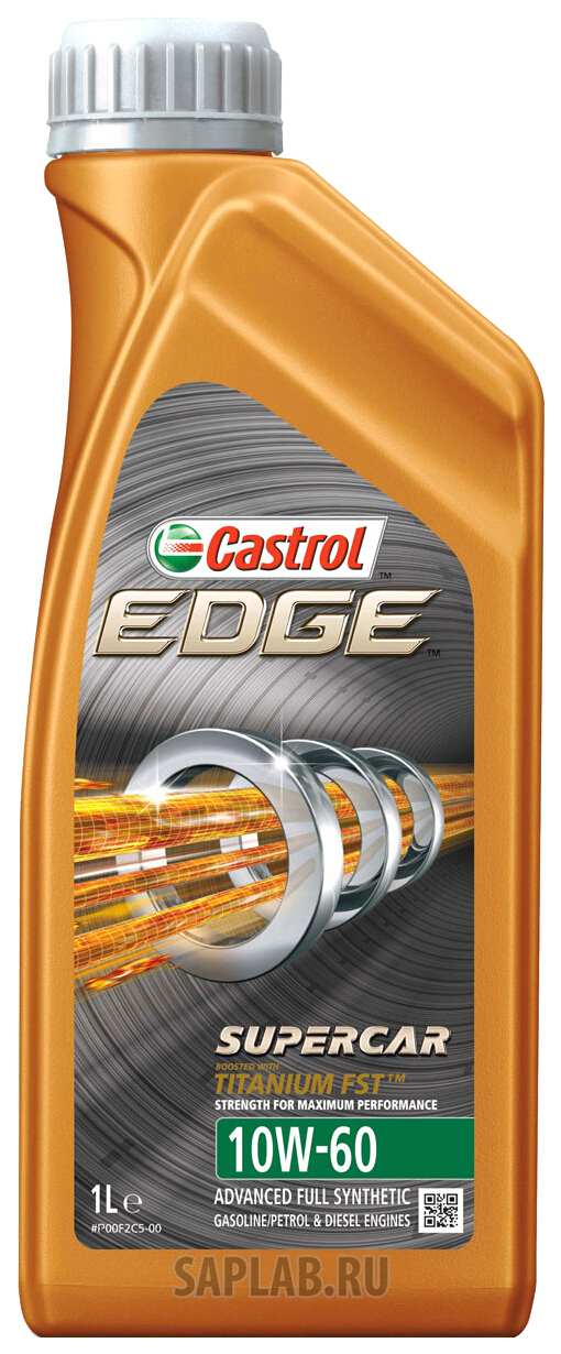 Купить CASTROL 15A001 Моторное масло Castrol Edge SUPERCAR 10W-60 1 л