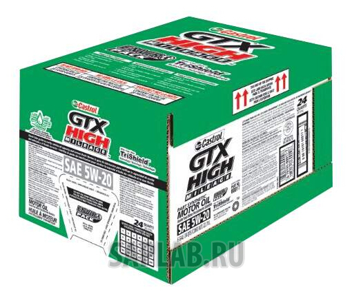 Купить CASTROL 79191600177 Моторное масло Castrol GTX High Mileage 5W-20 22,7л