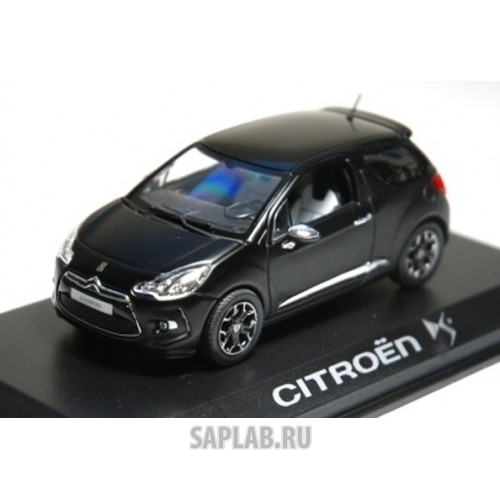 Купить CITROEN DNR0155275 Модель автомобиля Citroen DS3, Matt Black, Scale 1:43, артикул DNR0155275