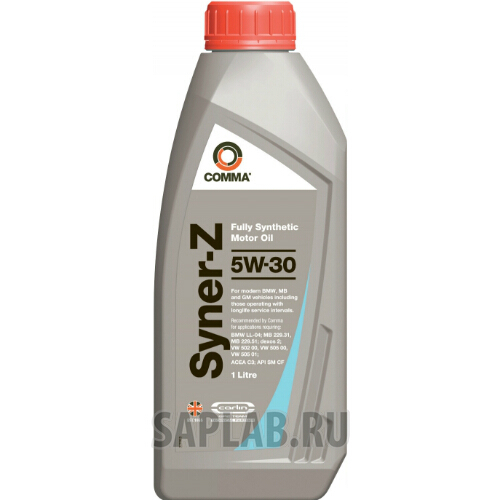 Купить COMMA SYZ1L Моторное масло Comma syner-z 5W-30 1л