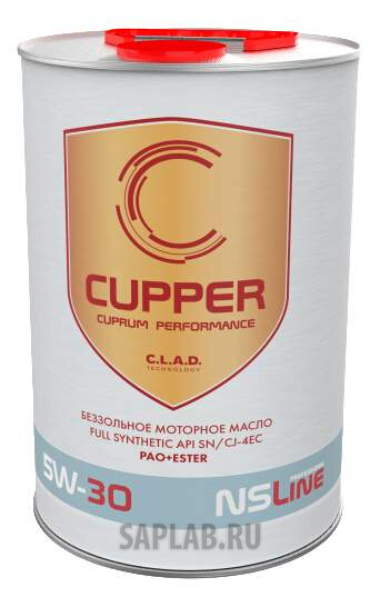 Купить CUPPER NS5W304 Моторное масло Cupper Synthetic 5W-30 4л